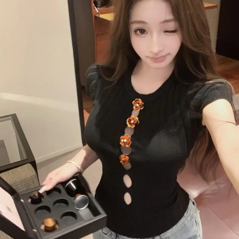 YGPRW T Shirts Women's Black-5