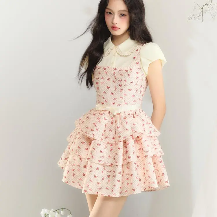 YGPRW Short Sleeved Dress Women's-6