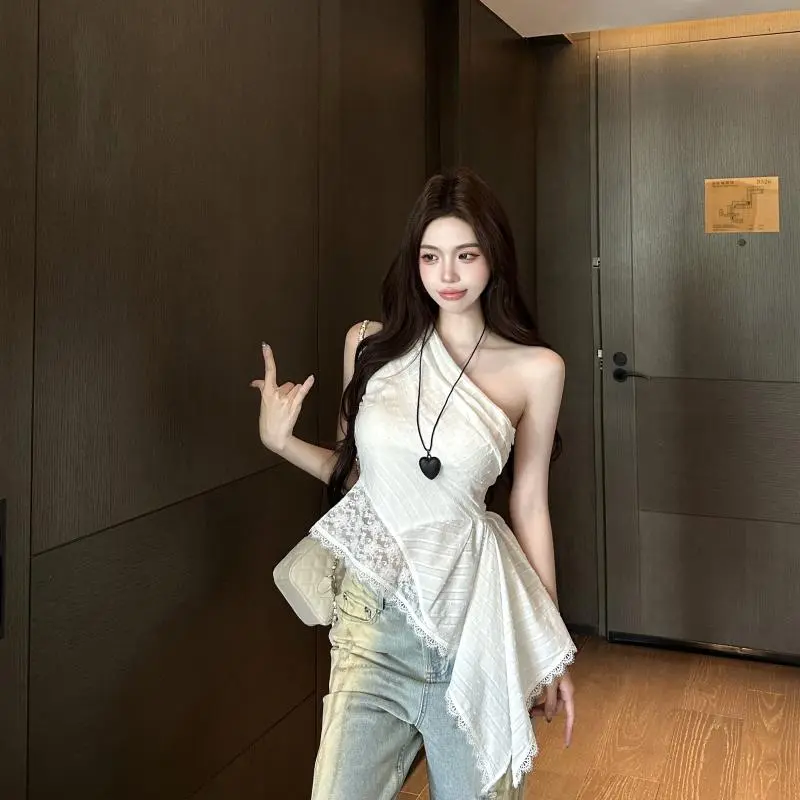 YGPRW Tank Tops Women's White-6