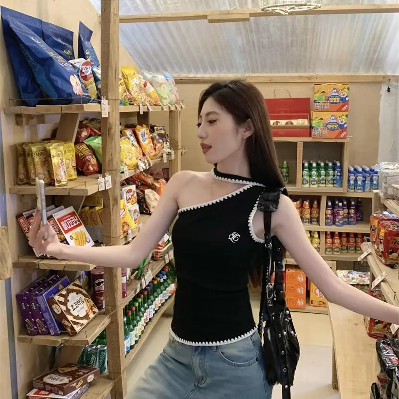 YGPRW Tank Tops Women's Black-3