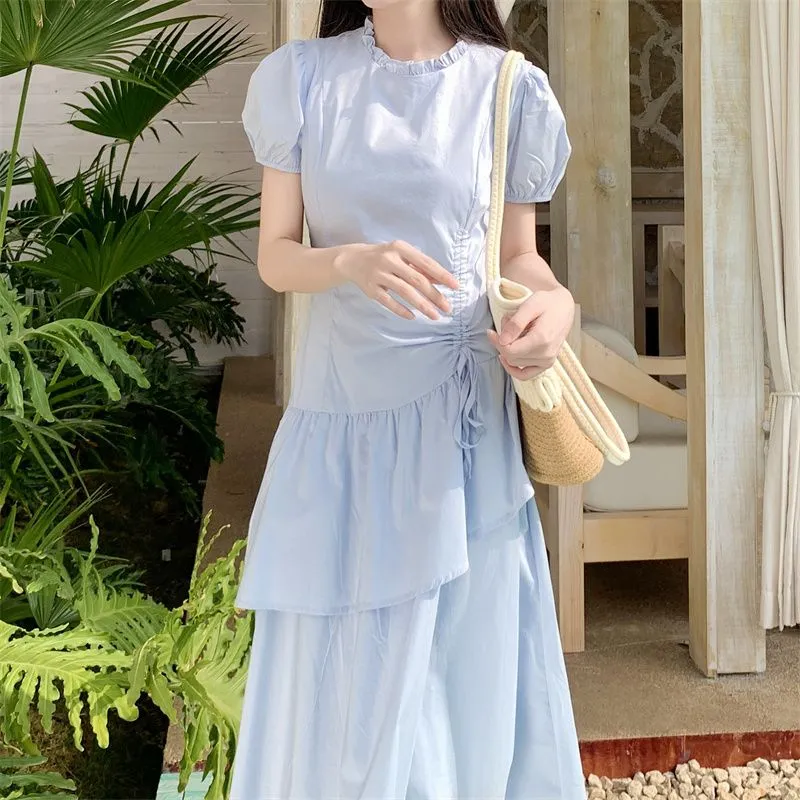 YGPRW Short Sleeved Dress Women's-5