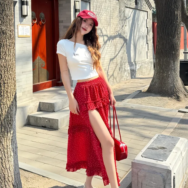 YGPRW Two Piece Skirt Sets Women's-2