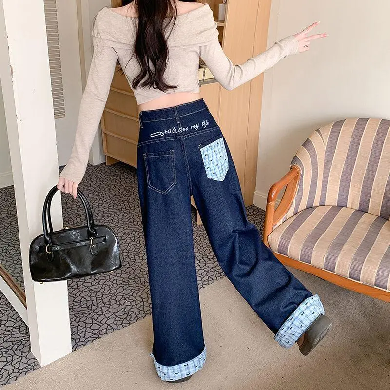 YGPRW Jeans Women's Blue-2