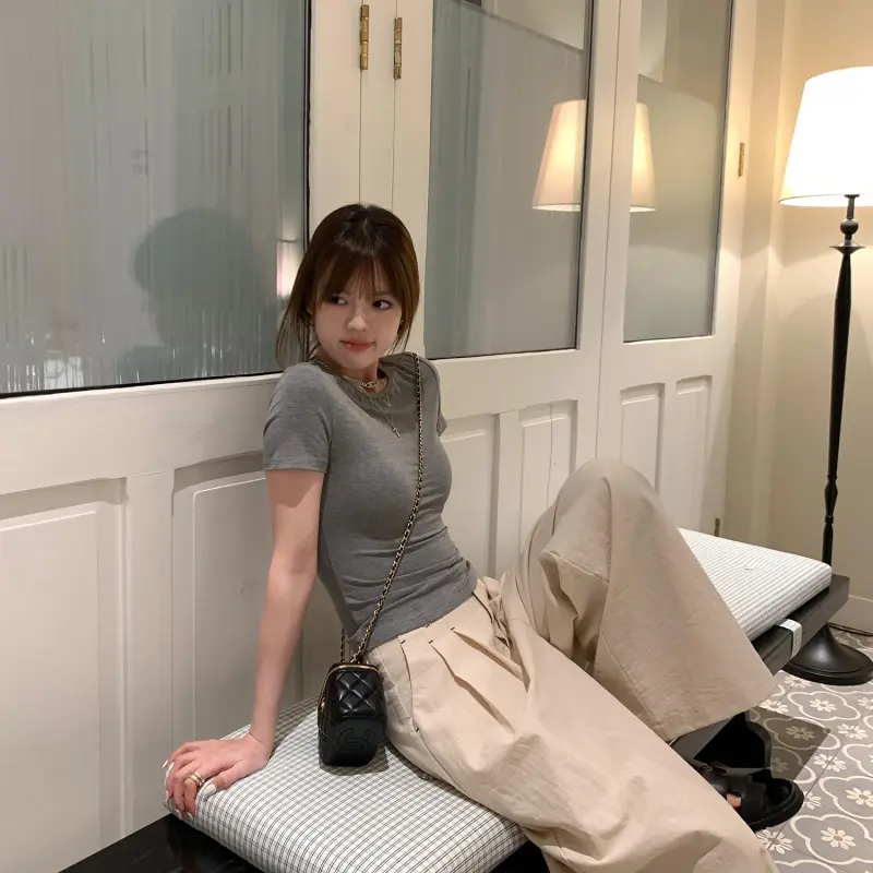 YGPRW T Shirts Women's Gray-3