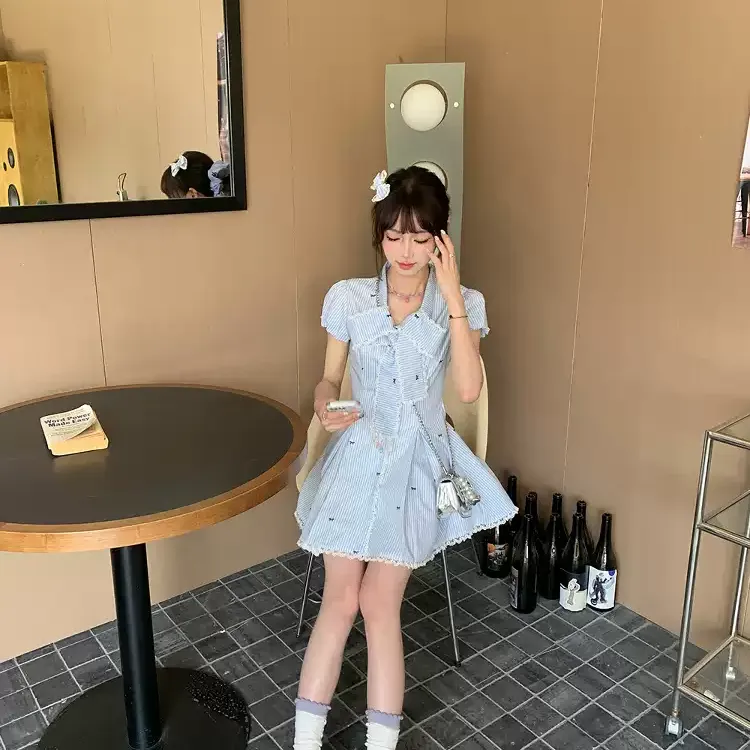 YGPRW Short Sleeved Dress Women's-2