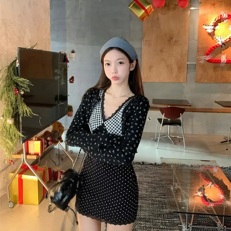 YGPRW Two Piece Skirt Sets Women's-5