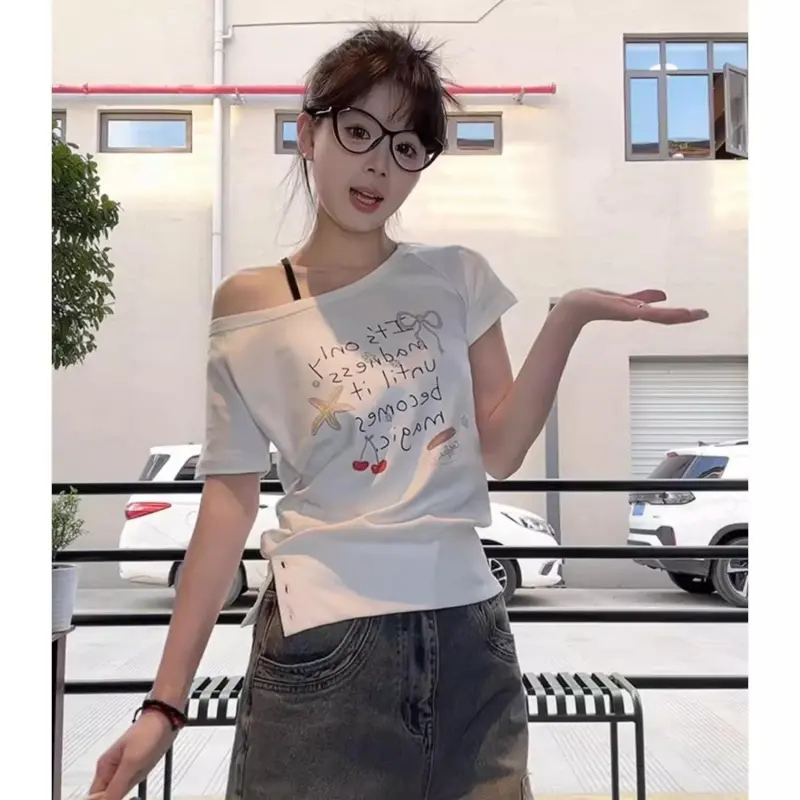 YGPRW T Shirts Women's White-3