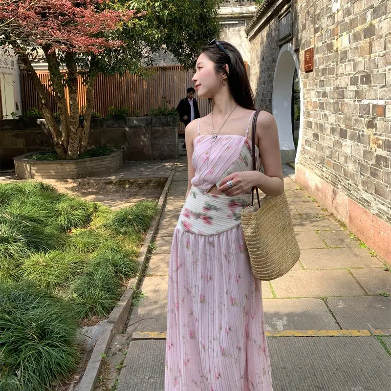 YGPRW Slip Dresses Women's Pink-5