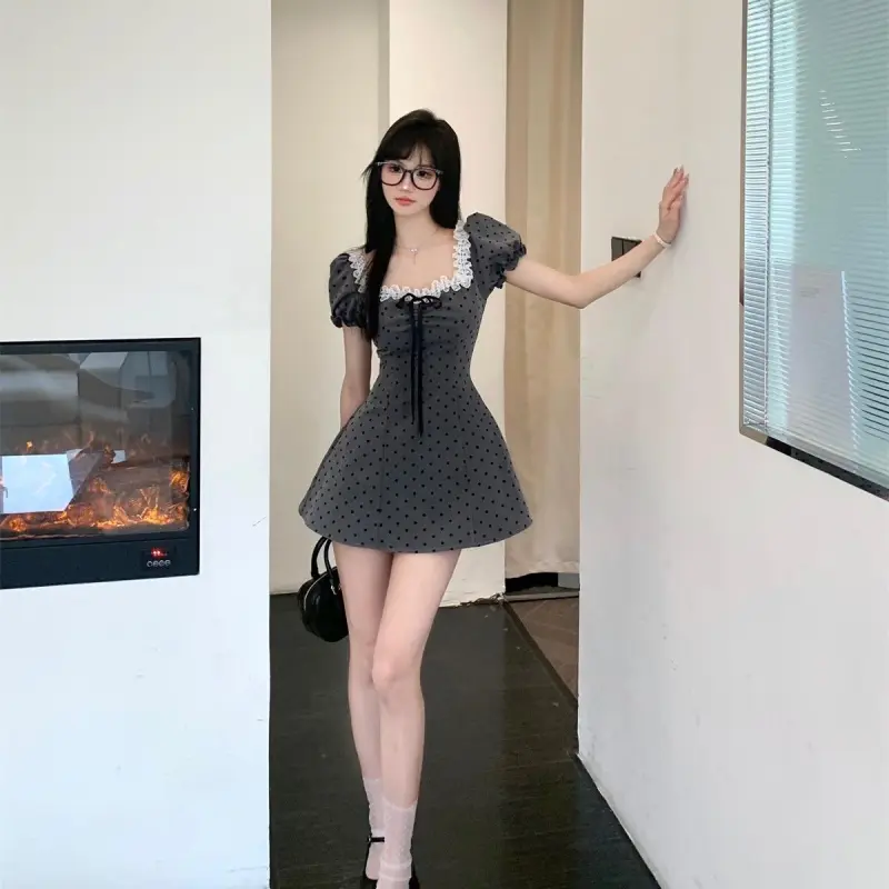 YGPRW Short Sleeved Dress Women's-6