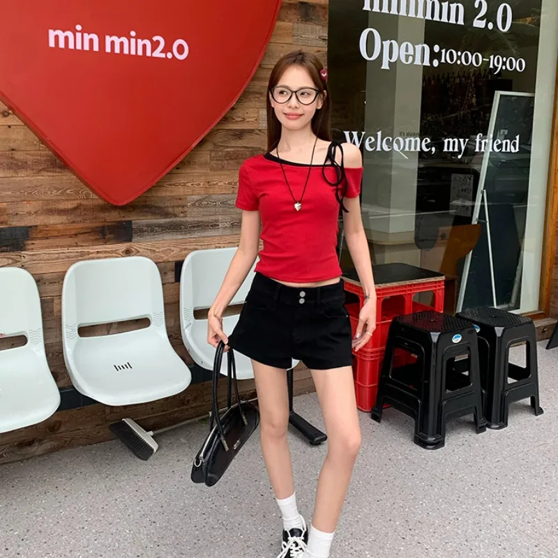 YGPRW T Shirts Women's Red-5