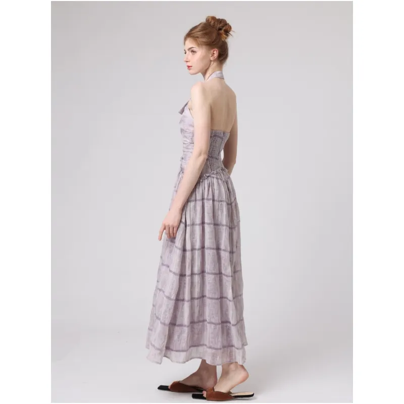 YGPRW Sleeveless Dresses Women's Purple-4
