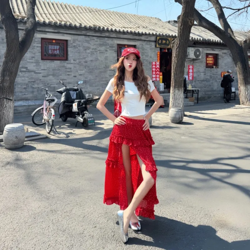 YGPRW Two Piece Skirt Sets Women's-3