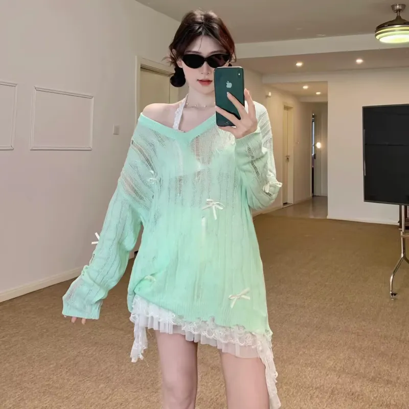 YGPRW Knitwear Women's Mint Green-4