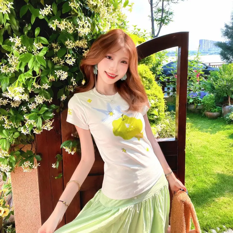 YGPRW T Shirts Women's White-2