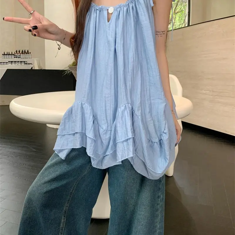 YGPRW Camisoles Women's Blue-5