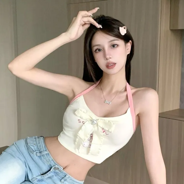 YGPRW Tank Tops Women's Apricot-4