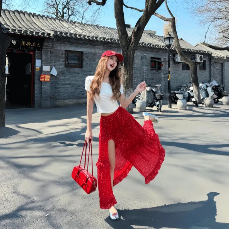 YGPRW Two Piece Skirt Sets Women's-5