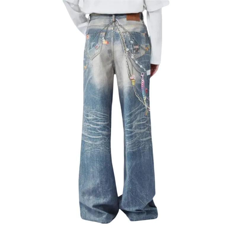 YGPRW Jeans Women's Blue-1