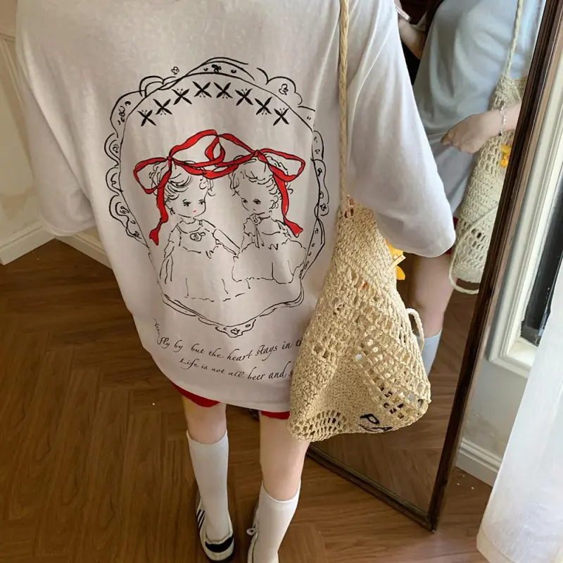 YGPRW T Shirts Women's White-6