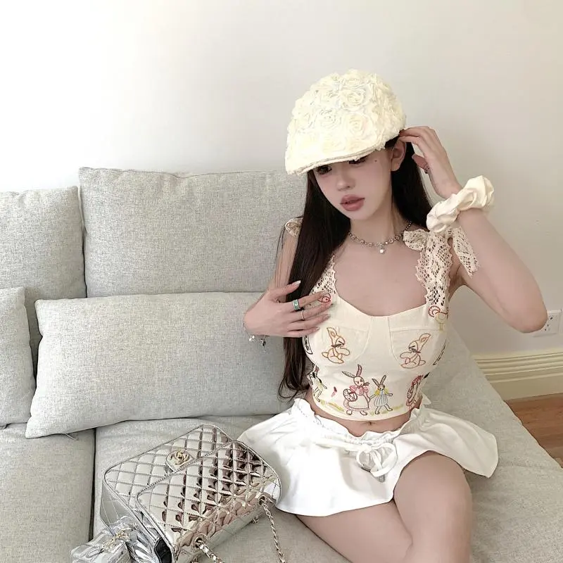 YGPRW Tank Tops Women's Apricot-4