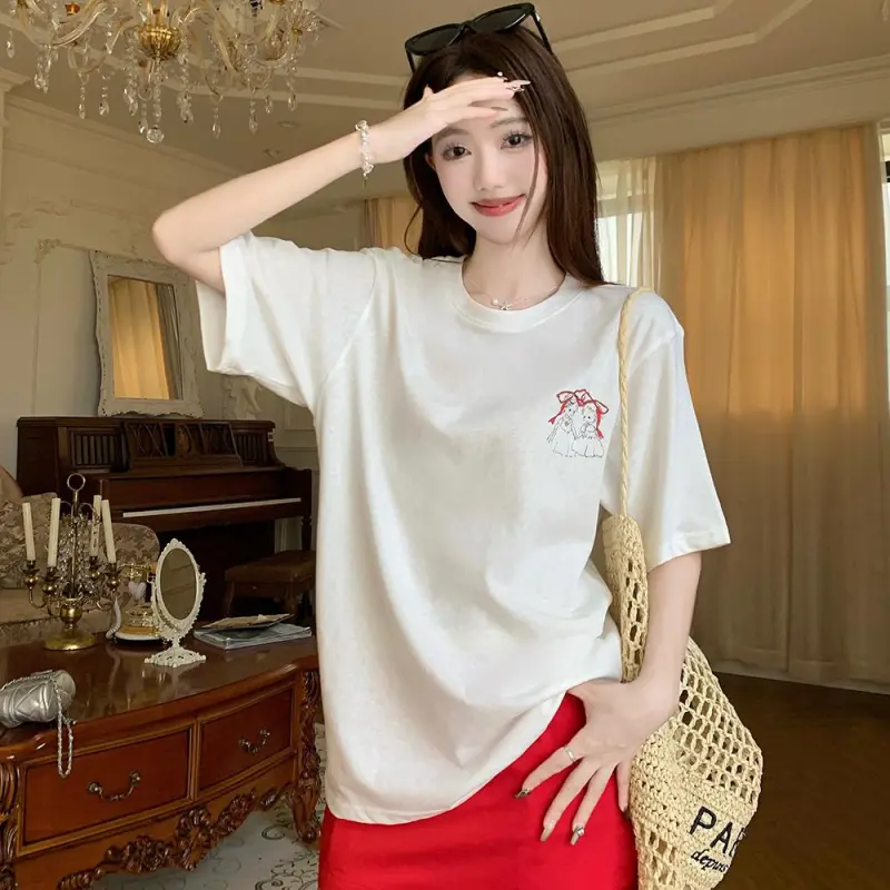 YGPRW T Shirts Women's White-3