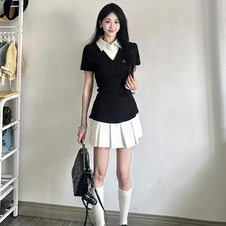 YGPRW Short Sleeved Dress Women's-4