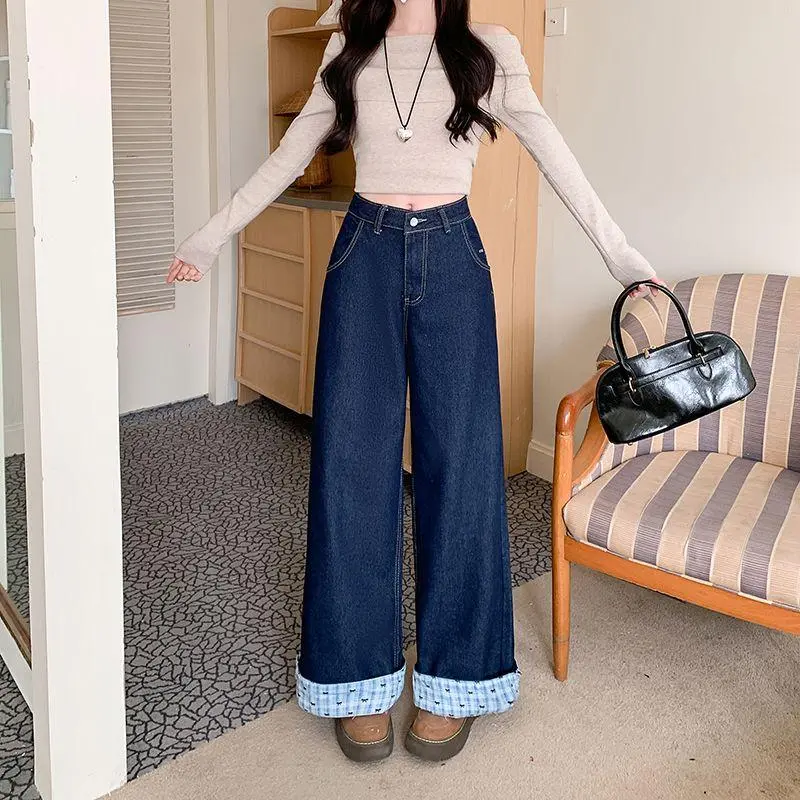 YGPRW Jeans Women's Blue-3