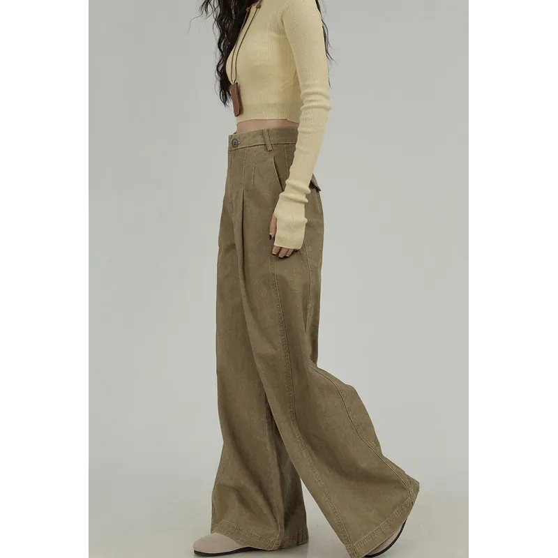 YGPRW Jeans Women's Khaki-6