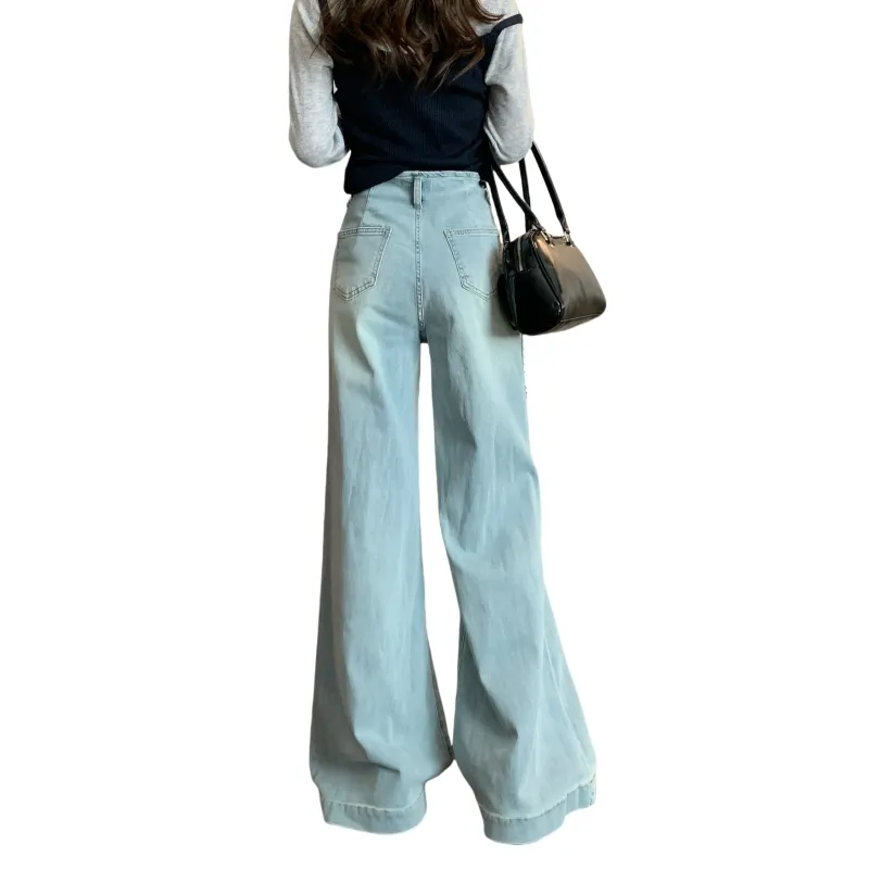 YGPRW Jeans Women's Blue-1