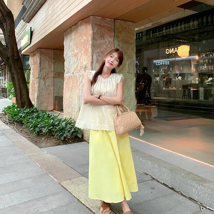 YGPRW Two Piece Skirt Sets Women's-5
