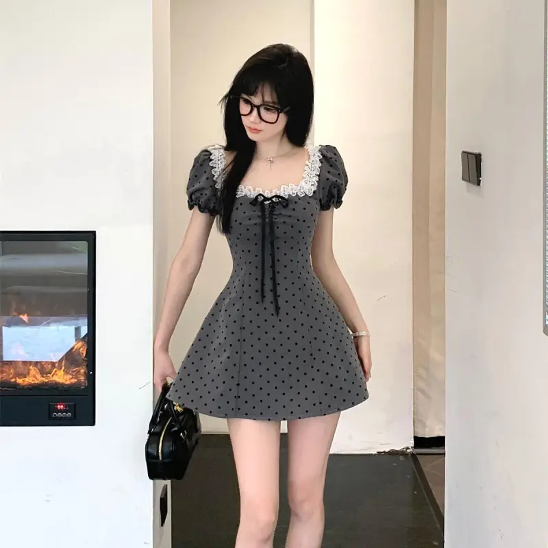 YGPRW Short Sleeved Dress Women's-4