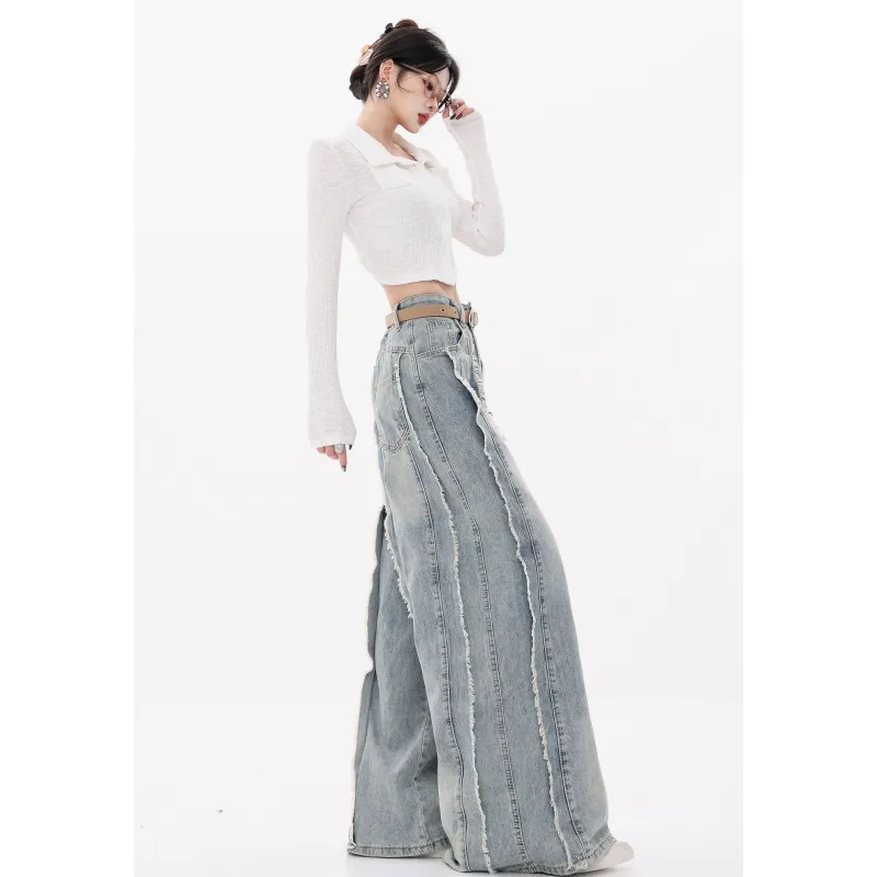 YGPRW Jeans Women's Blue-6