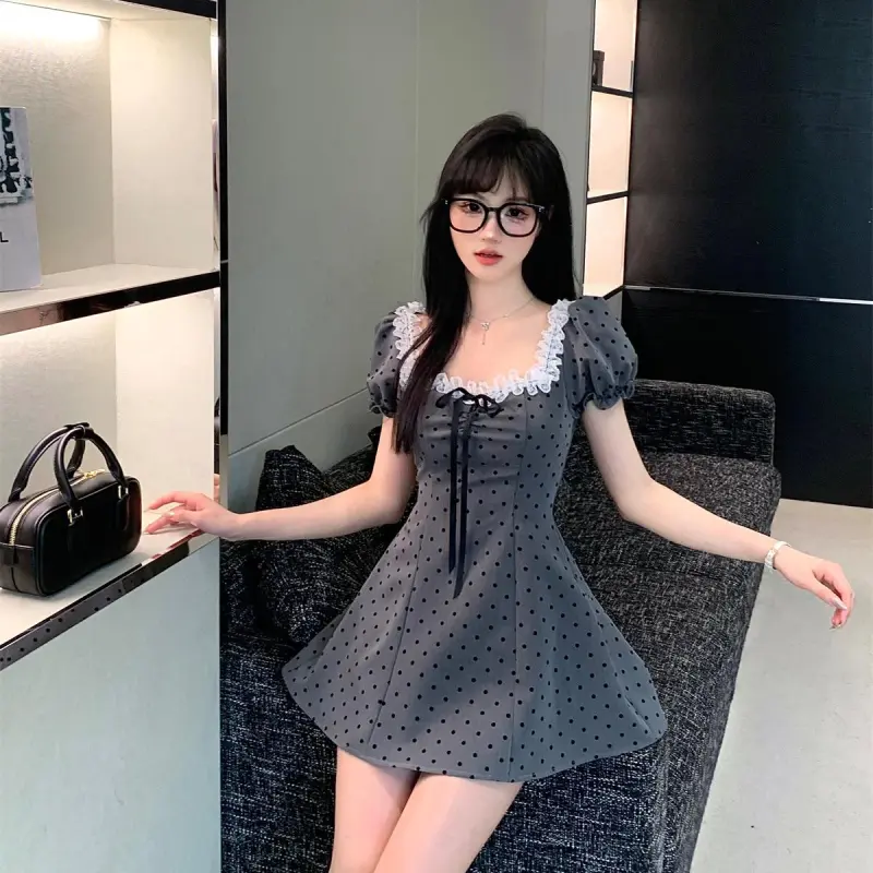 YGPRW Short Sleeved Dress Women's-2