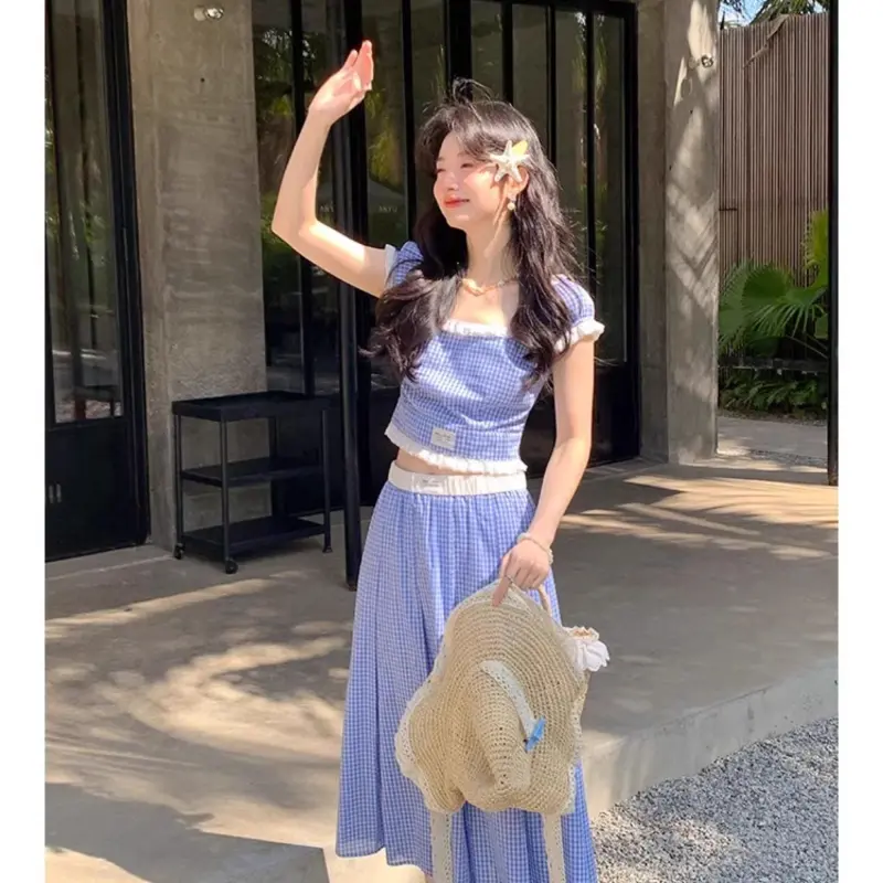 YGPRW Two Piece Skirt Sets Women's-5