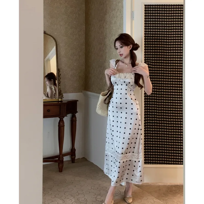 YGPRW Slip Dresses Women's Polka Dot-5