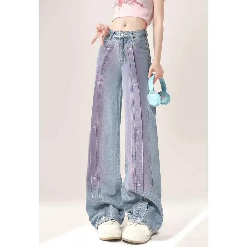 YGPRW Jeans Women's Blue-2