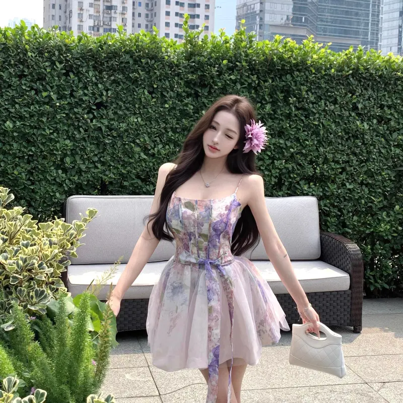 YGPRW Slip Dresses Women's Light Purple-5