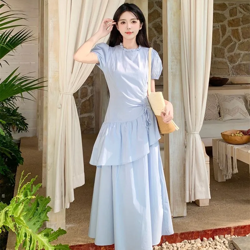 YGPRW Short Sleeved Dress Women's-3
