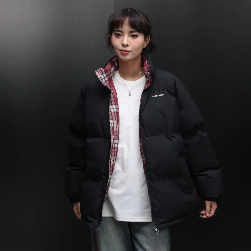 BOBBY ABLEY Puffer Jacket Unisex Dark Purple-4