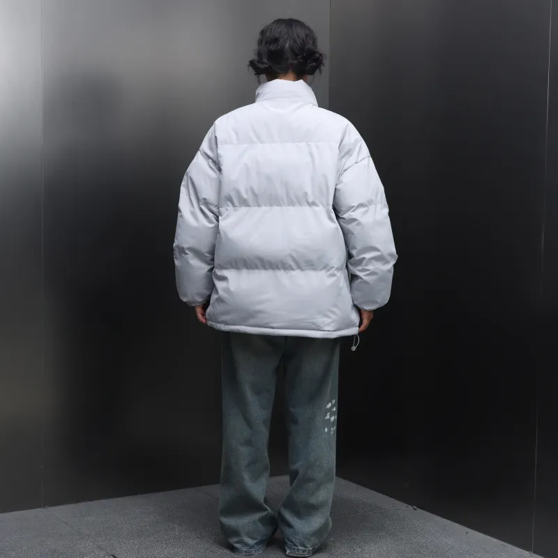 BOBBY ABLEY Puffer Jacket Unisex Dark Purple-37