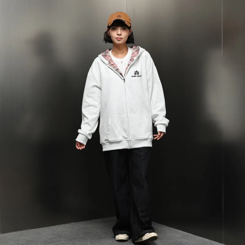 BOBBY ABLEY Sweatshirt Unisex White Heather Gray-4