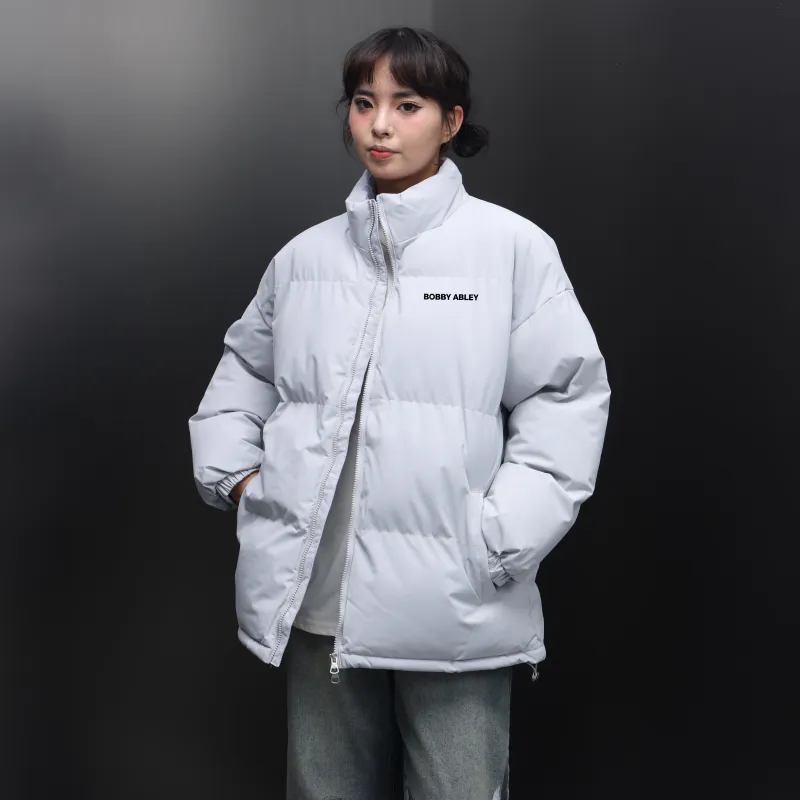 BOBBY ABLEY Puffer Jacket Unisex Dark Purple-33