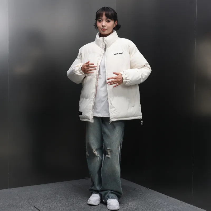 BOBBY ABLEY Puffer Jacket Unisex Dark Purple-22