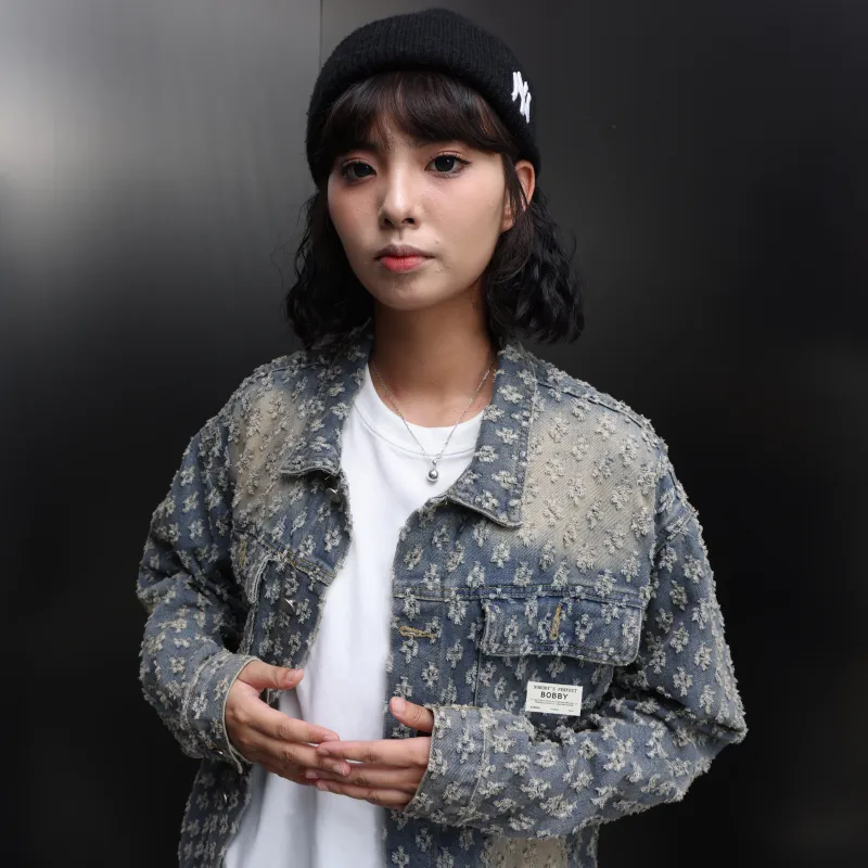 BOBBY ABLEY Denim Jacket Unisex-5