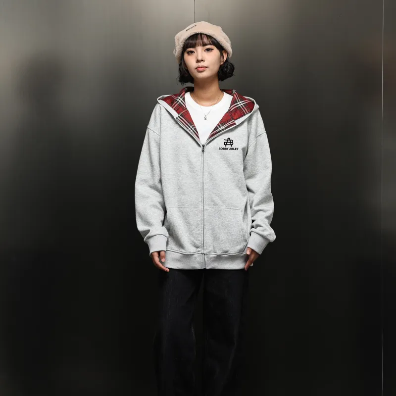 BOBBY ABLEY Sweatshirt Unisex White Heather Gray-26