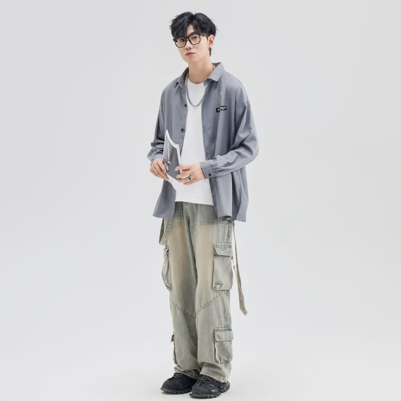 BOBBY ABLEY Shirt Coat Fall And Winter Unisex-122