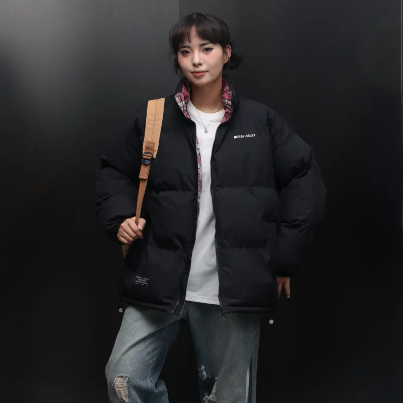 BOBBY ABLEY Puffer Jacket Unisex Dark Purple-5