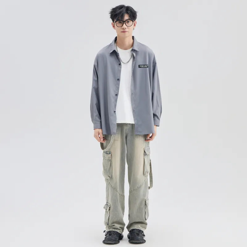 BOBBY ABLEY Shirt Coat Fall And Winter Unisex-120