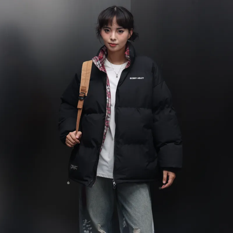 BOBBY ABLEY Puffer Jacket Unisex Dark Purple-6