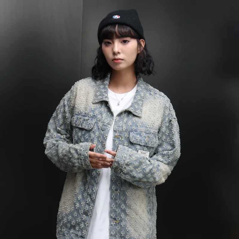 BOBBY ABLEY Denim Jacket Unisex-13